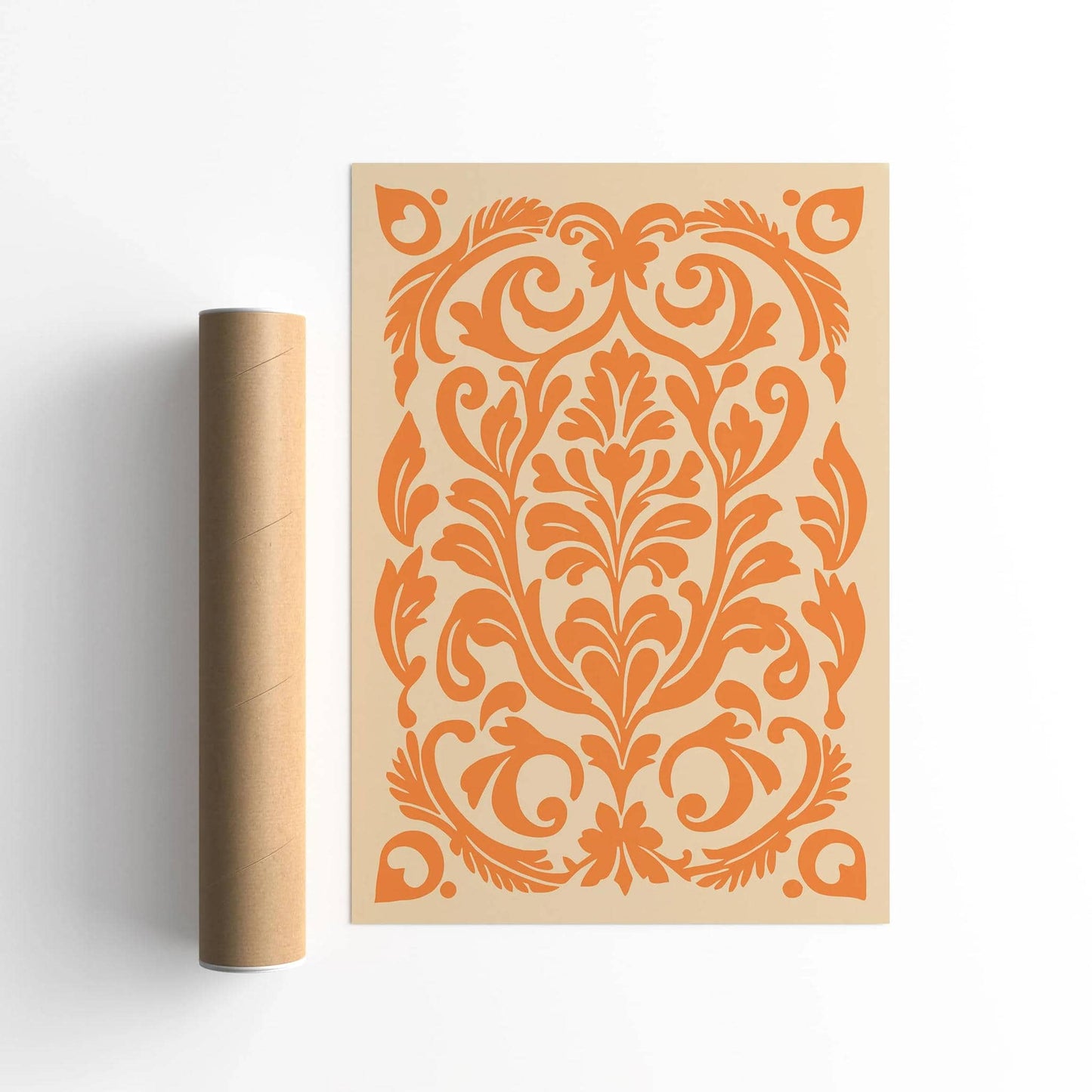 Eclectic Ornamental Floral Art Print