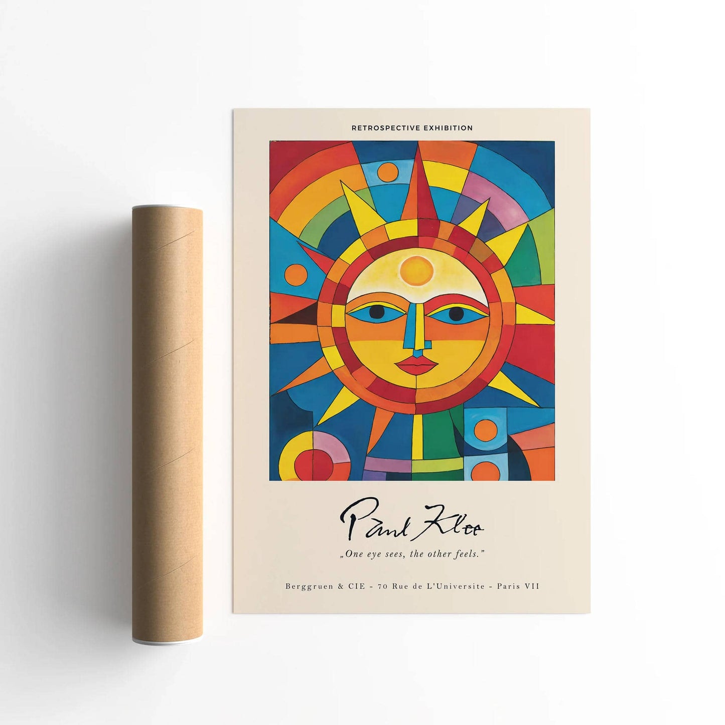 Funny Sunny Paul Klee Wall Art - HypeSheriff