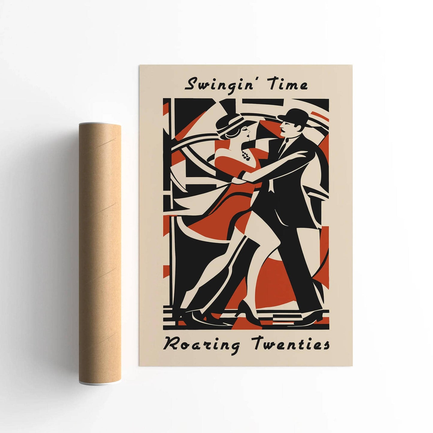 Swingin Time Roaring Twenties Gatsby Poster