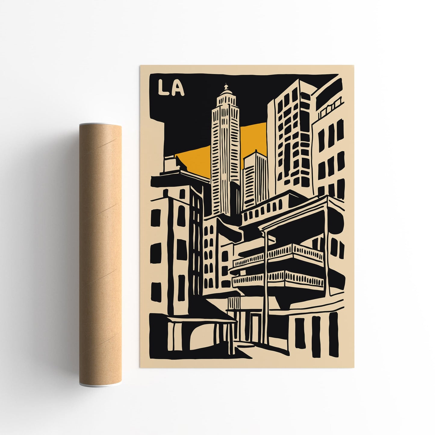 Los Angeles Modern Architecture Poster