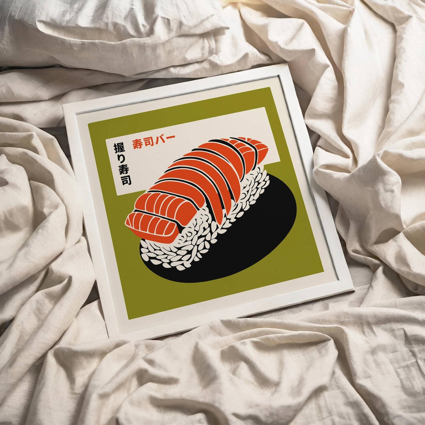Sushi Nigiri Sushi Bar Art Print - HypeSheriff