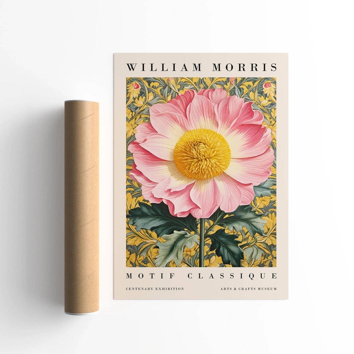 Botanical Elegance: William Morris Poster - HypeSheriff