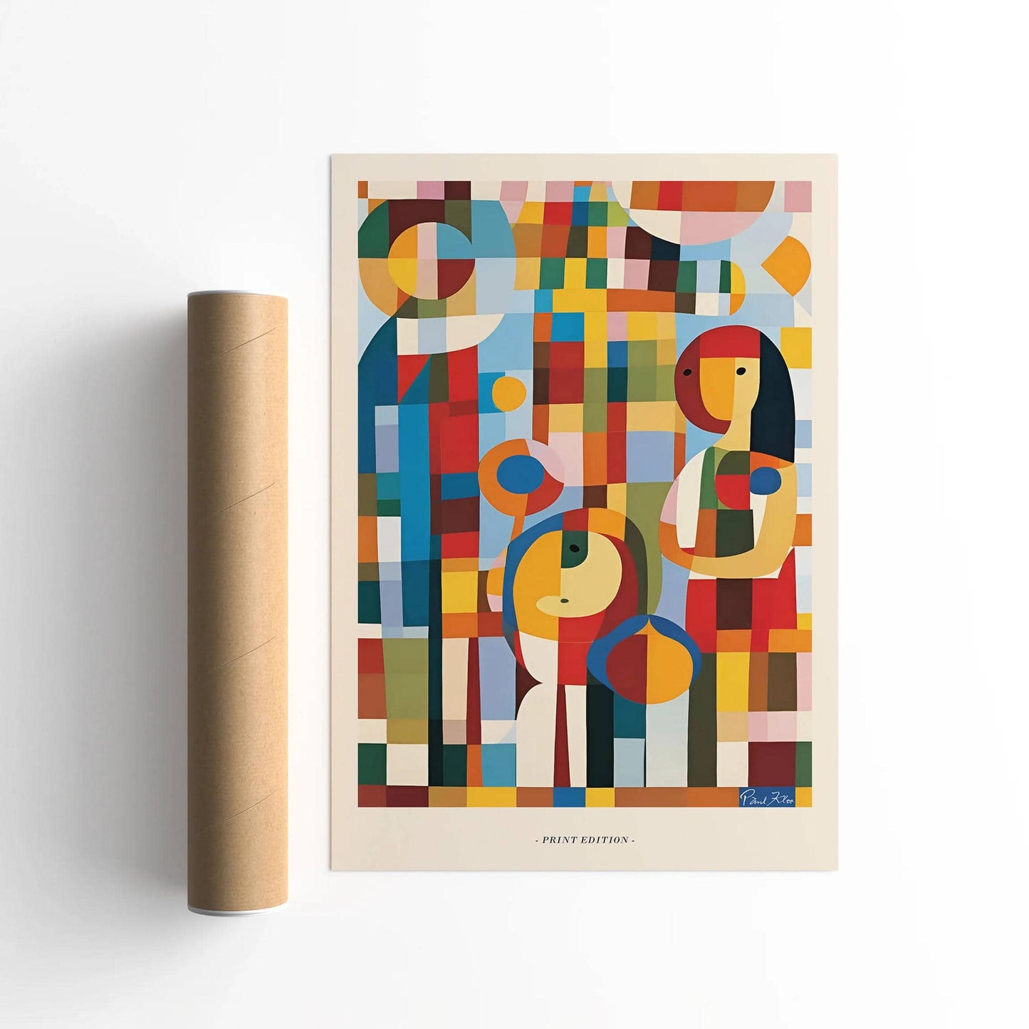 Colorful Abstract Paul Klee Poster - HypeSheriff