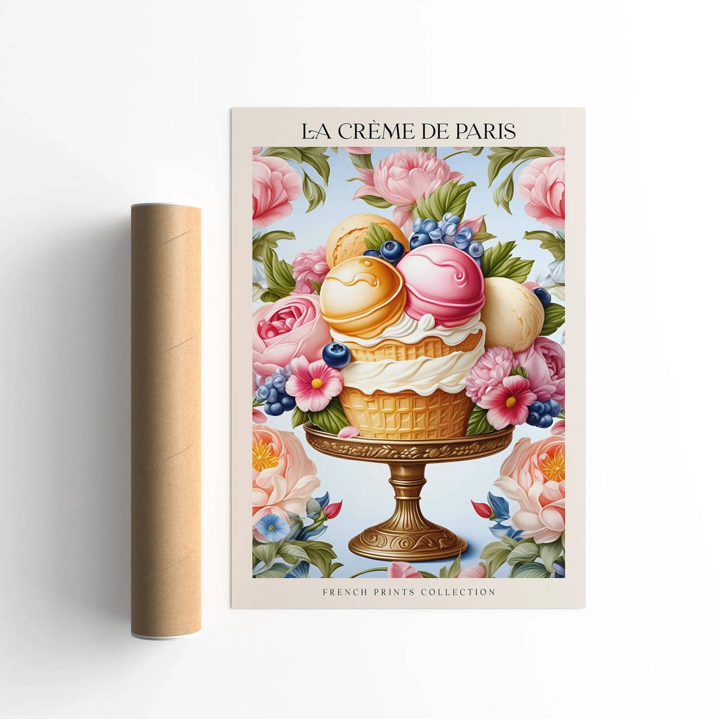 Chic Patisserie Vibes: Victorian Wall Art - HypeSheriff