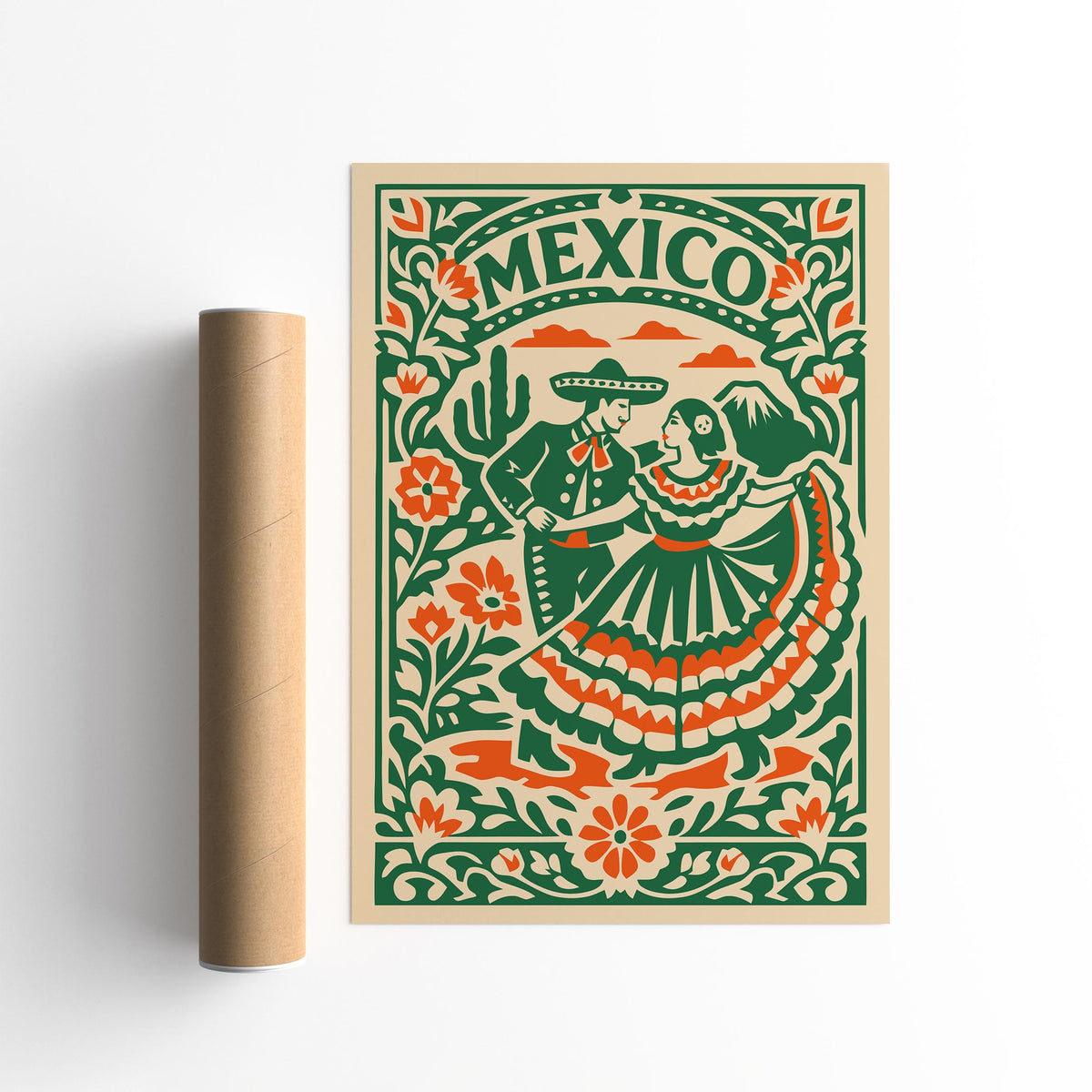 Mexico Fiesta Scenic Poster