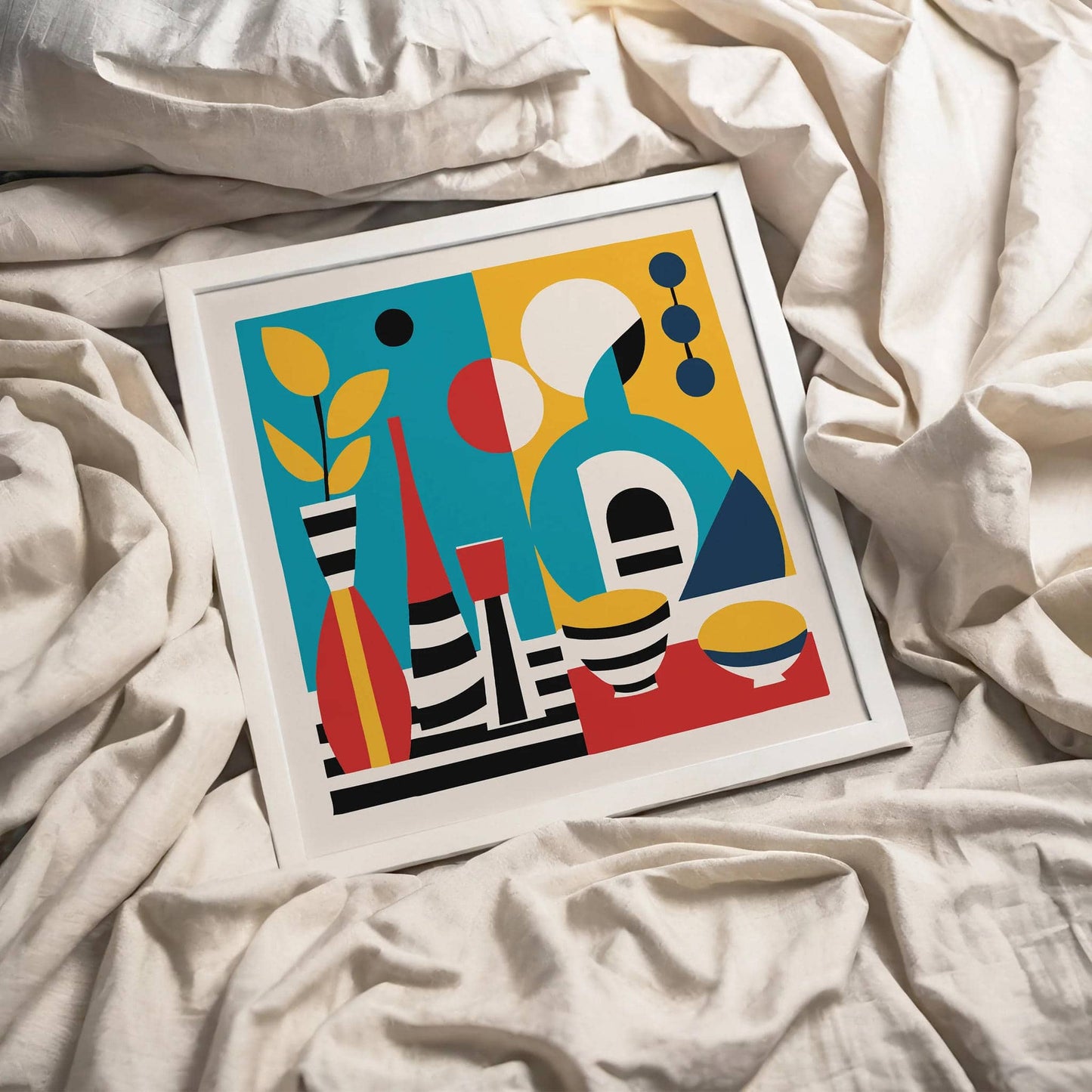 Modern Contemporary Abstract Square Wall Art - HypeSheriff