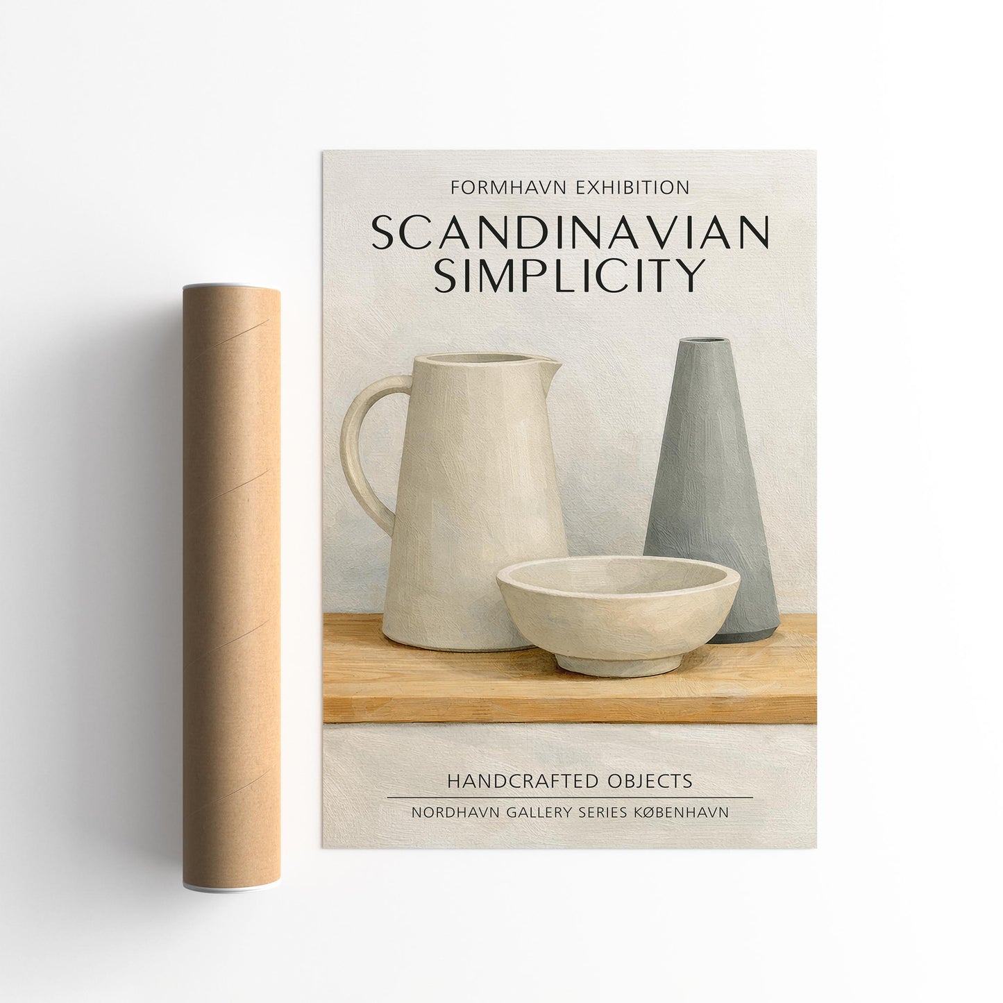 Scandinavian Simplicity Exhibition Poster