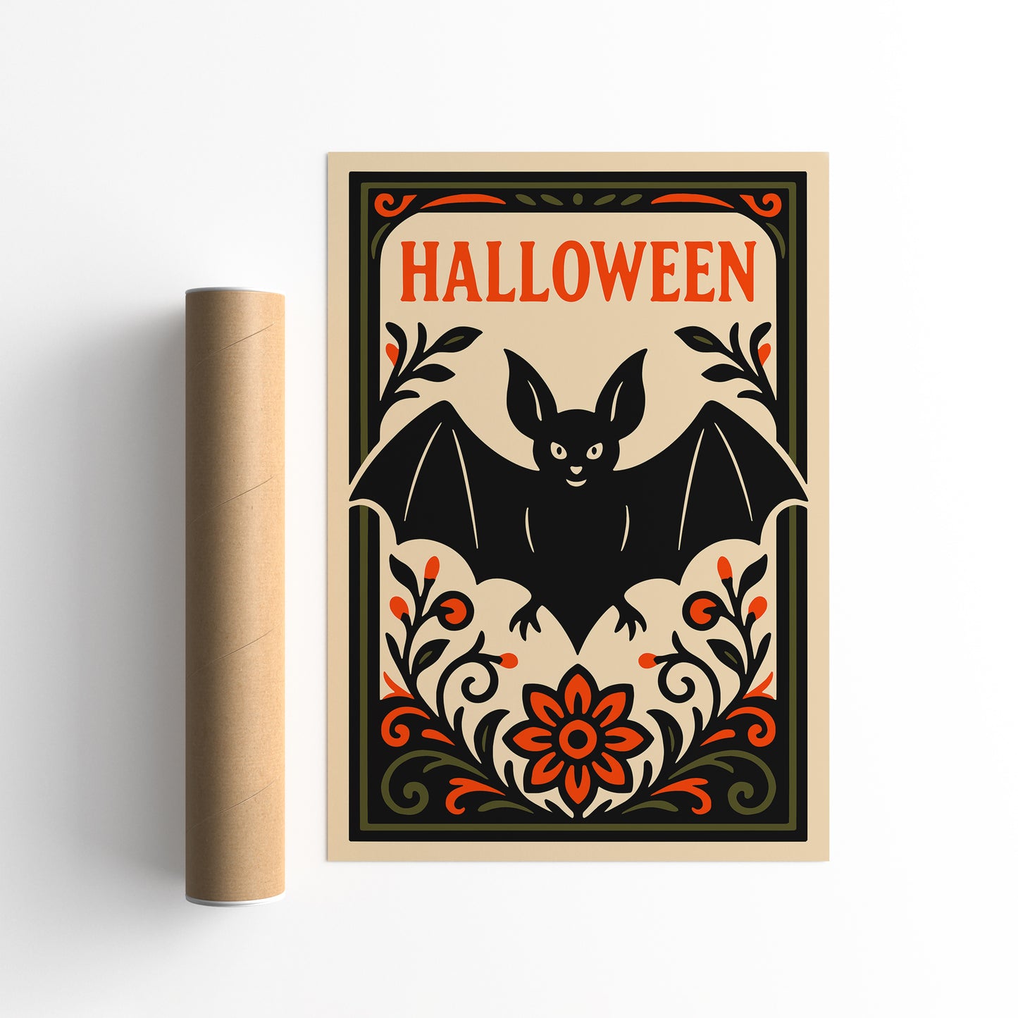 Halloween Bat Poster