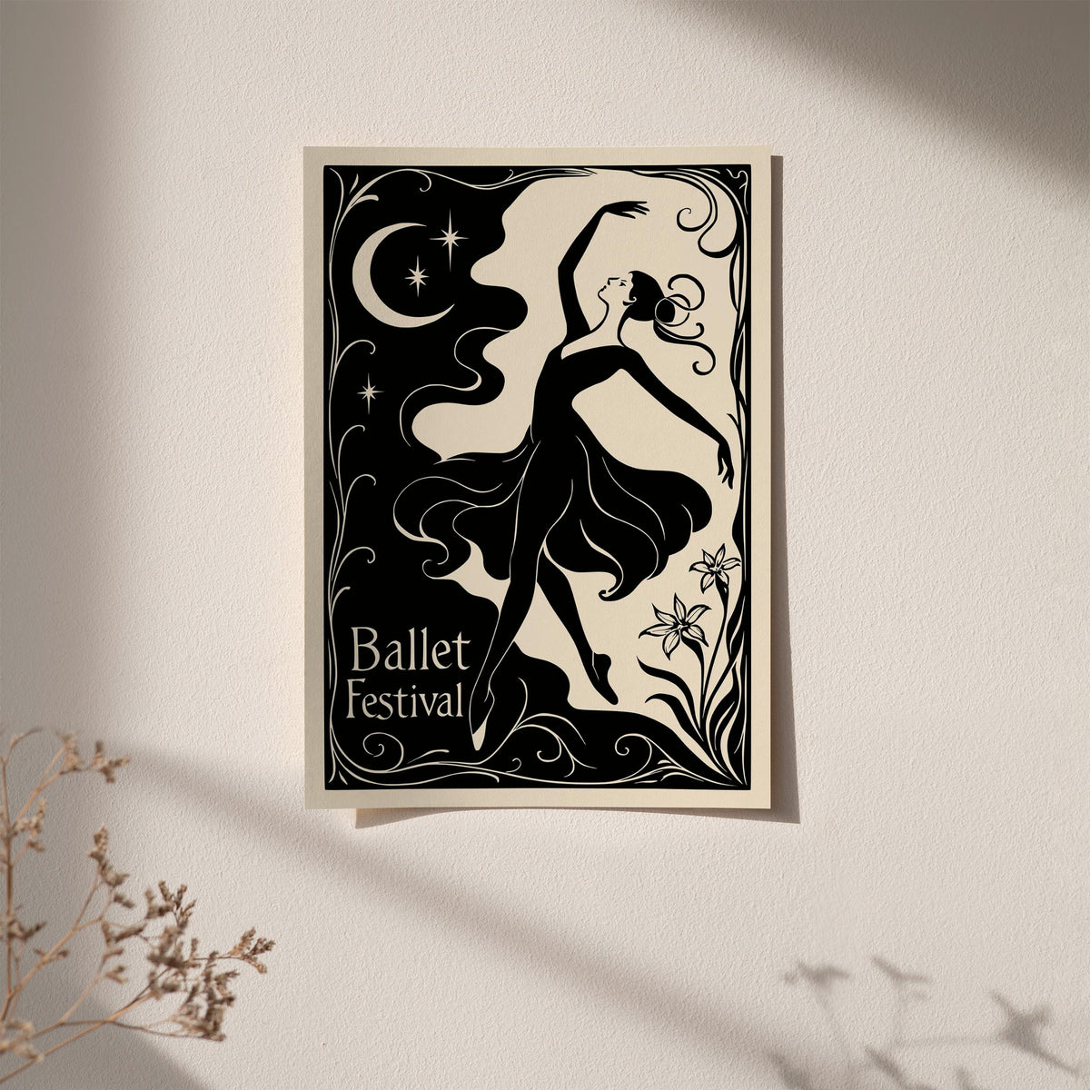 Vintage Ballet Festival Poster