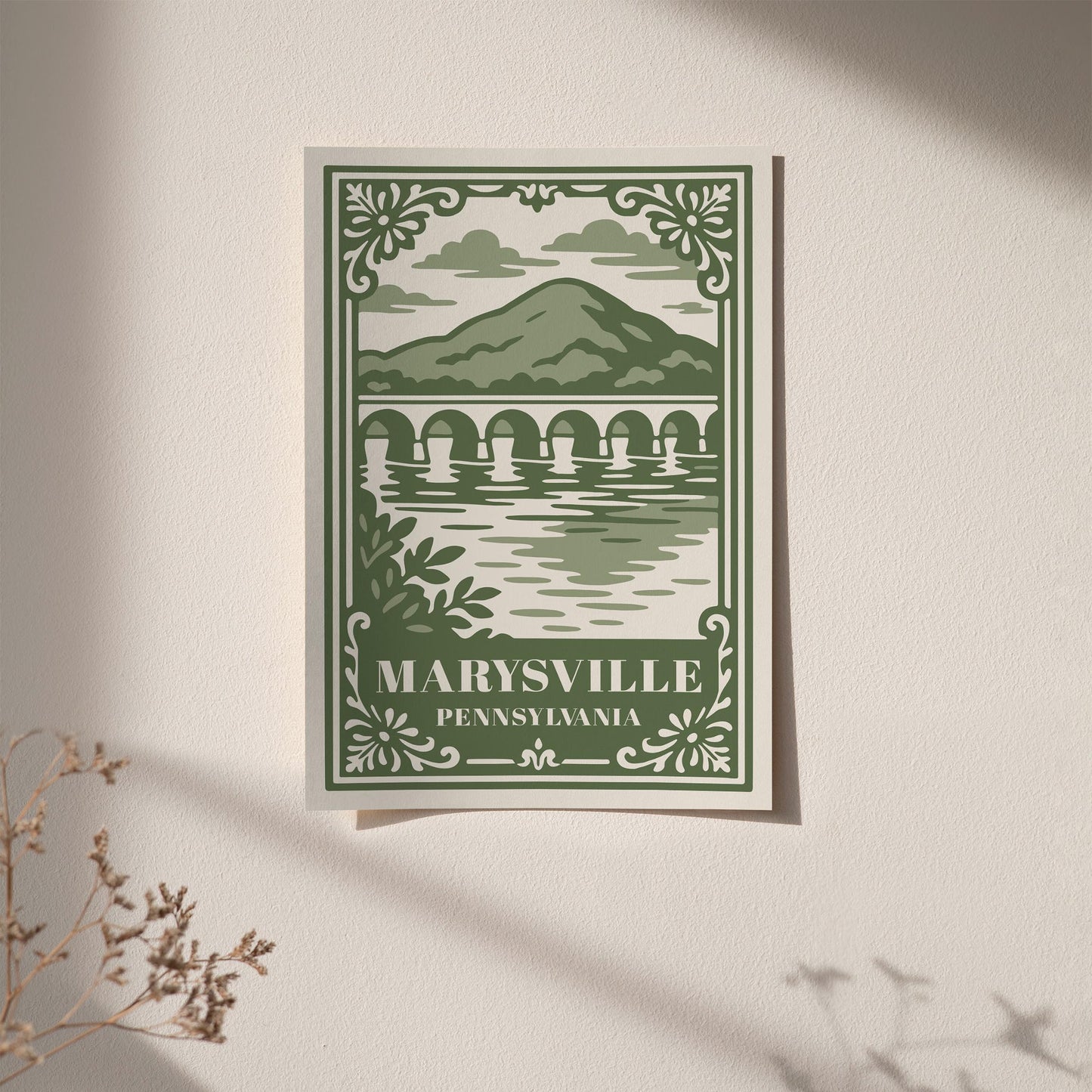 Marysville Pennsylvania Travel Poster