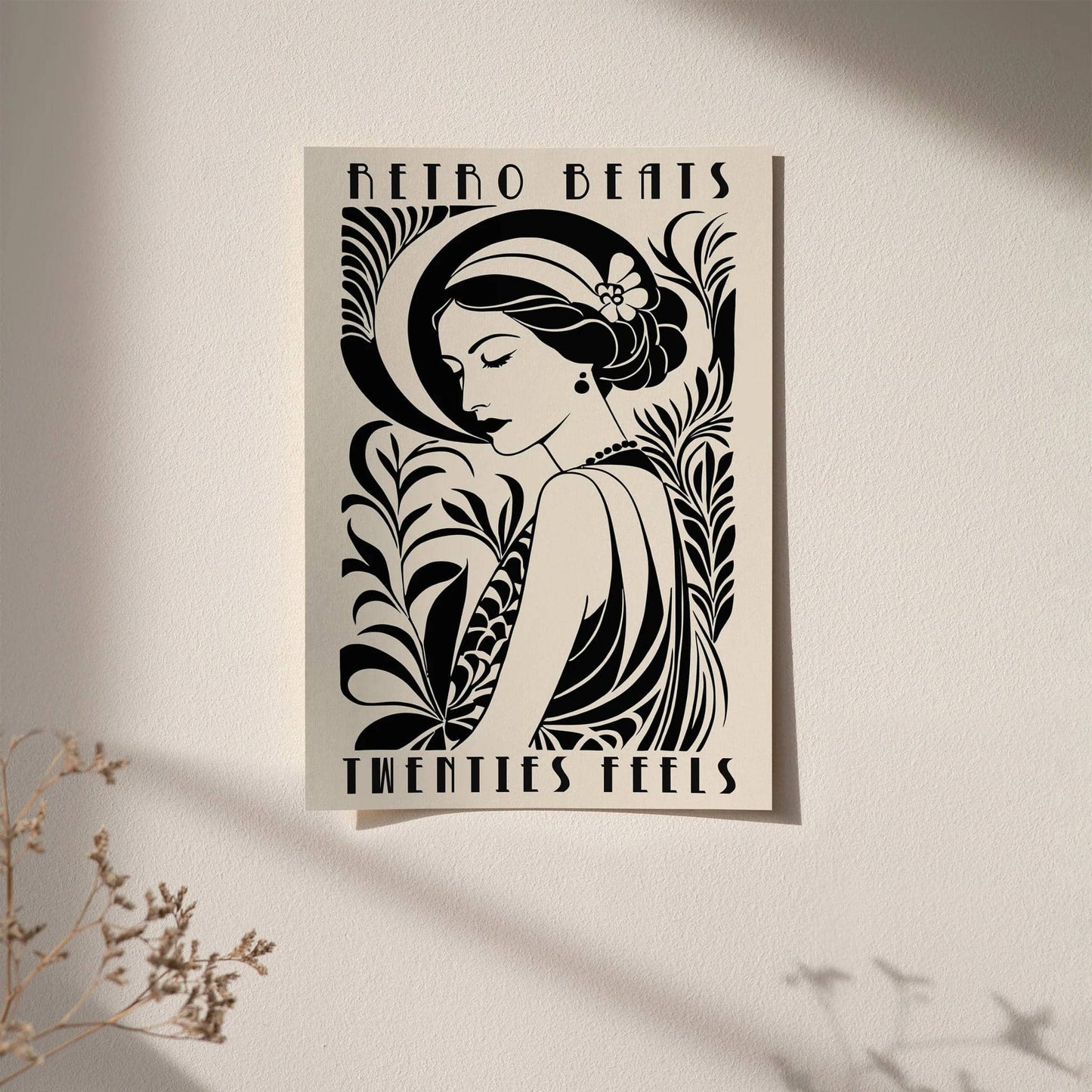 Retro Beats Twenties Feels Poster