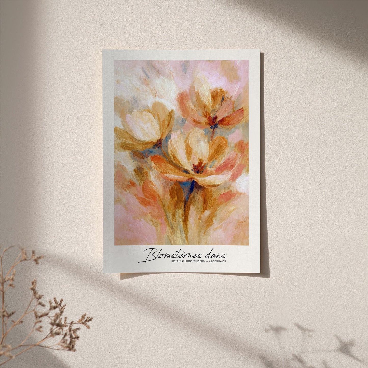 Scandinavian Floral Painting Reproduction Wall Art
