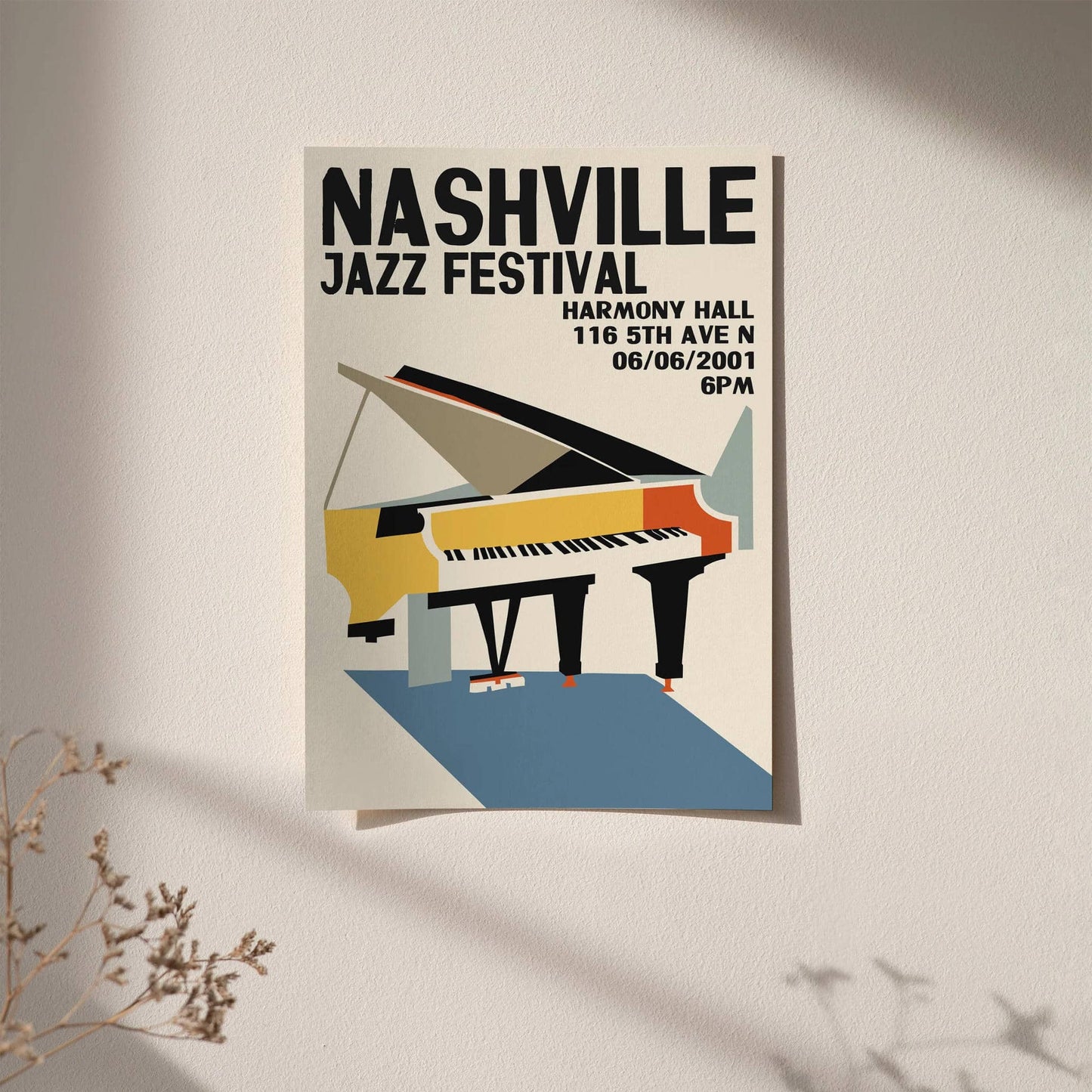 Nashville Jazz Festival Poster - HypeSheriff