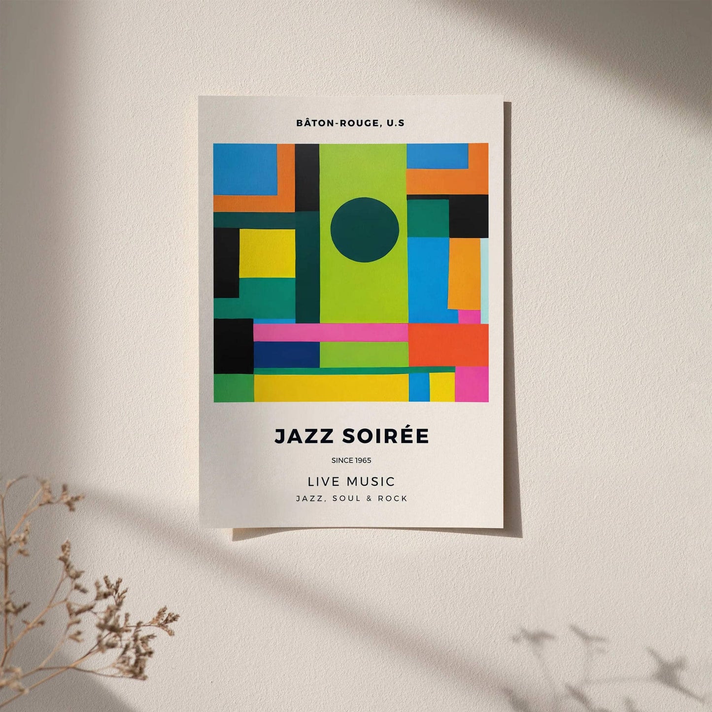 Live Music Jazz Retro Poster - HypeSheriff