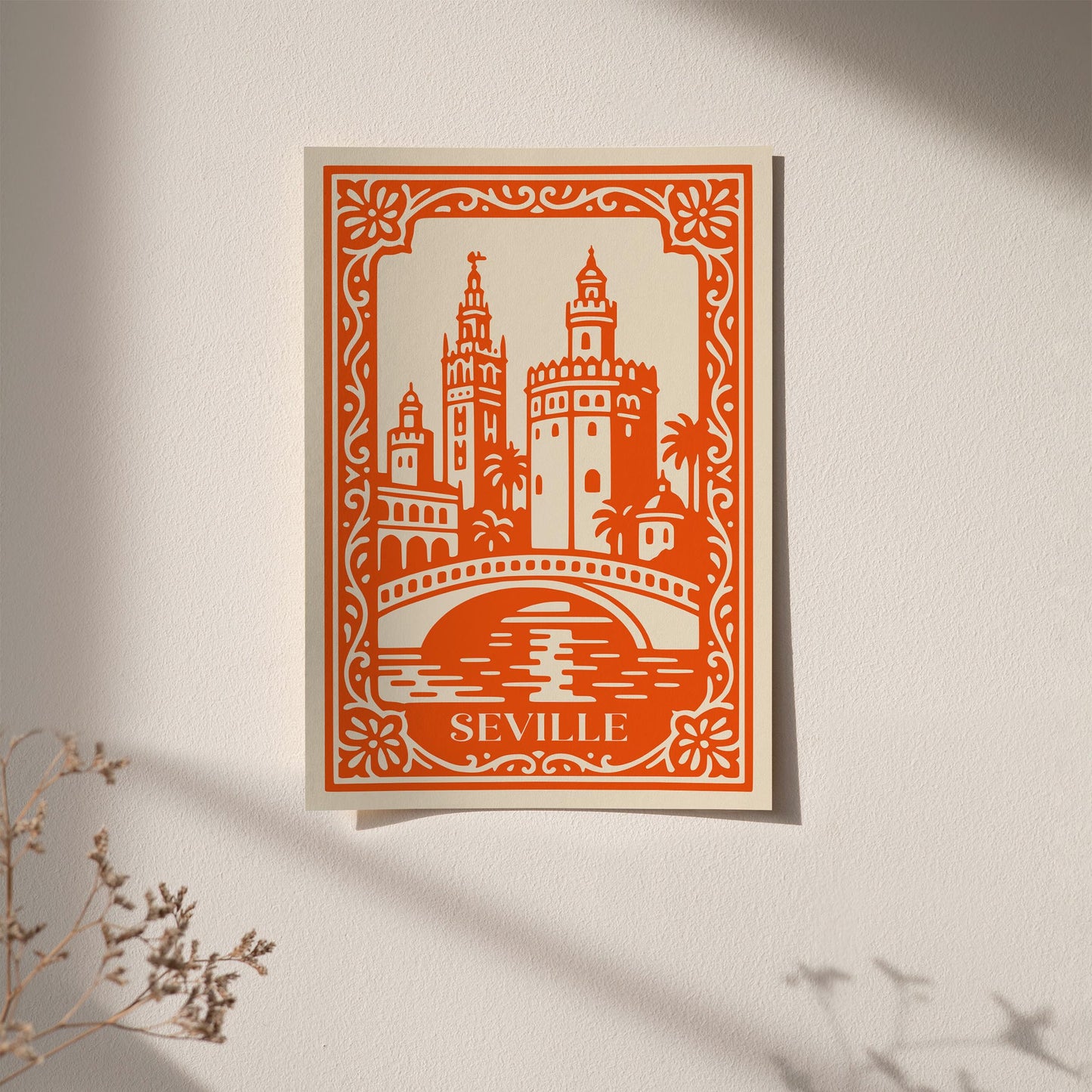Orange Seville Travel Poster.jpg
