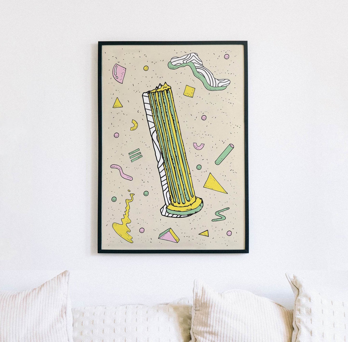 80s Inspired Architecture Poster - HypeSheriff