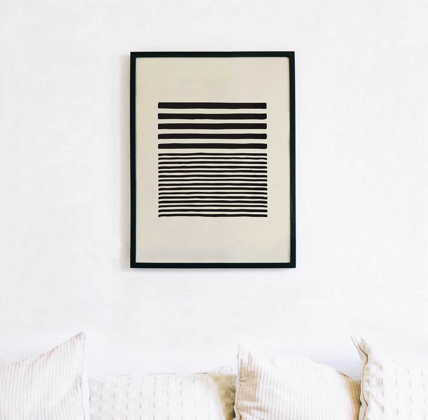 Black White Abstract Print - HypeSheriff