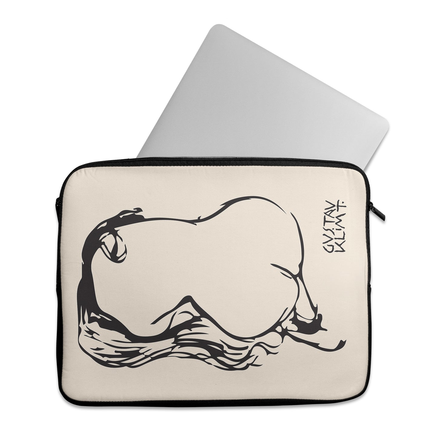 Laptop sleeve with Gustav Klimt drawing - HypeSheriff