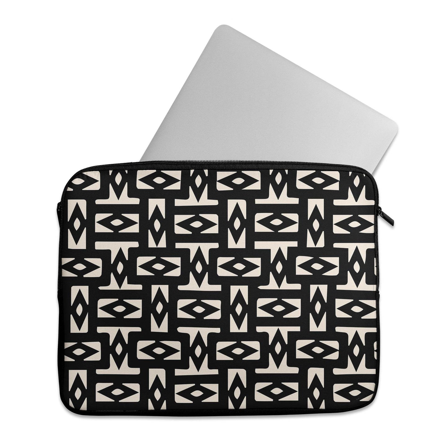 Black and White Macbook Cleeve - Art Deco Style - HypeSheriff
