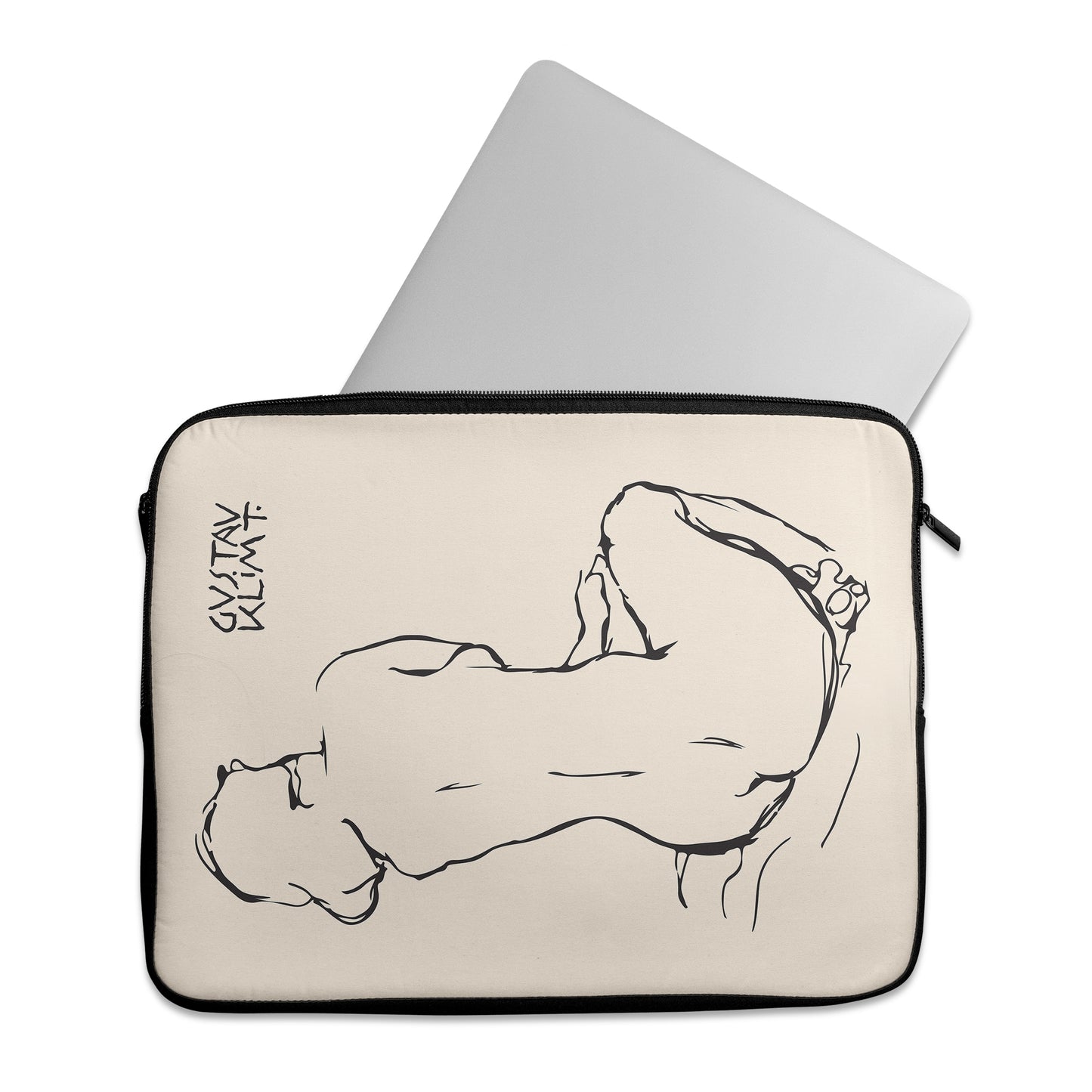 G. Klimt Vintage Drawing Laptop Sleeve - HypeSheriff