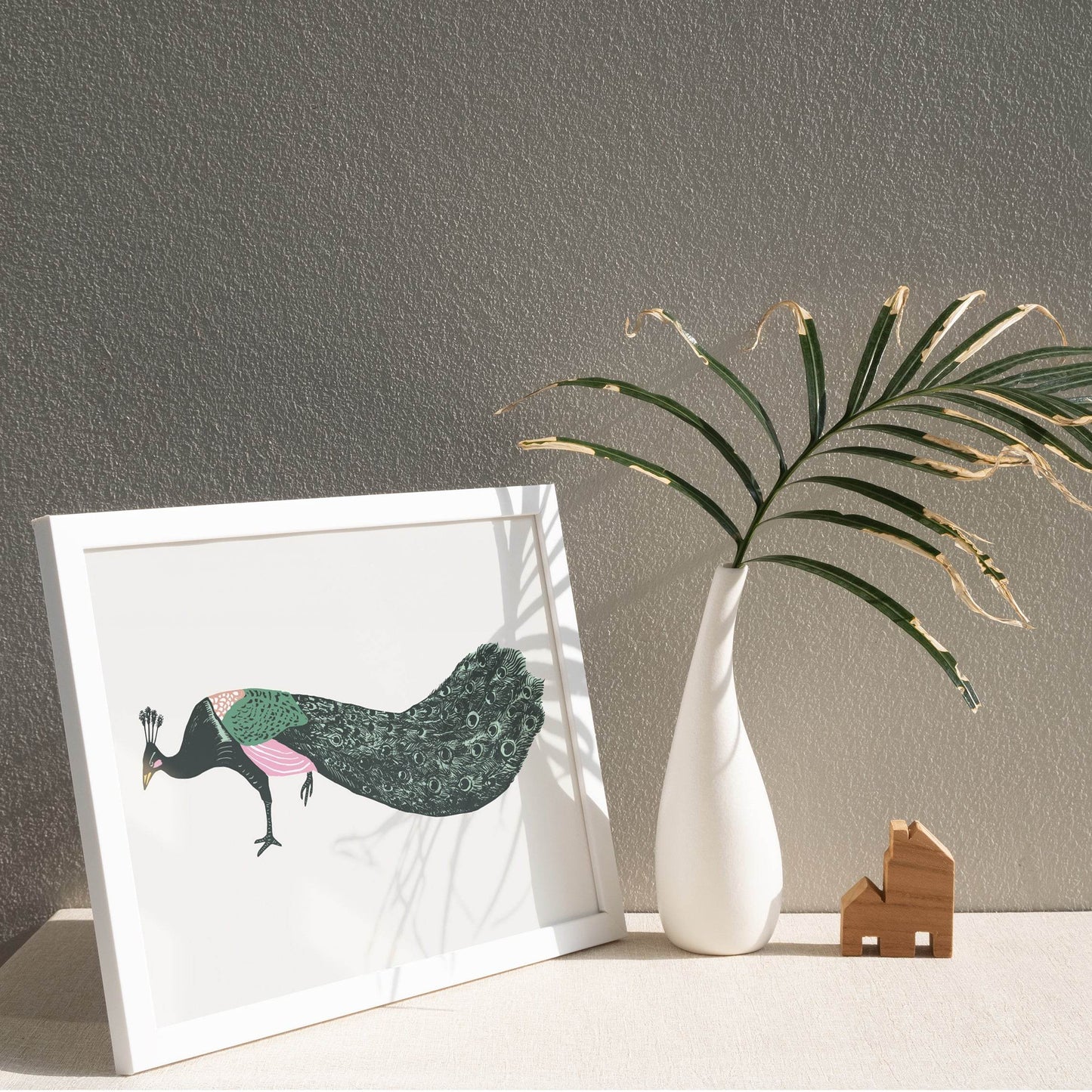 Vintage Peacock Illustration Poster - HypeSheriff