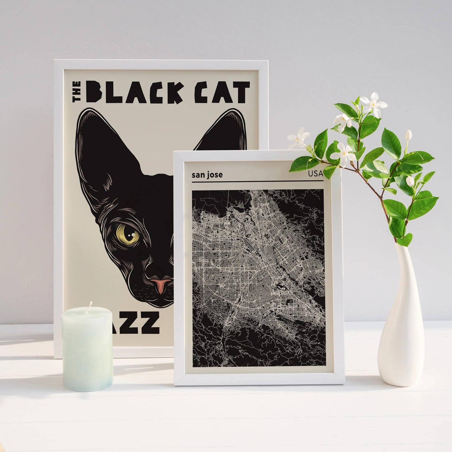 San Jose - USA, City Map Poster - HypeSheriff