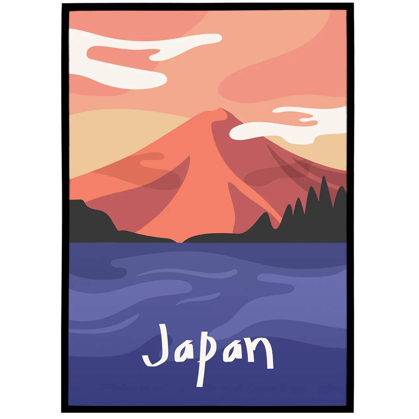 Colorful Japan Travel Poster - HypeSheriff