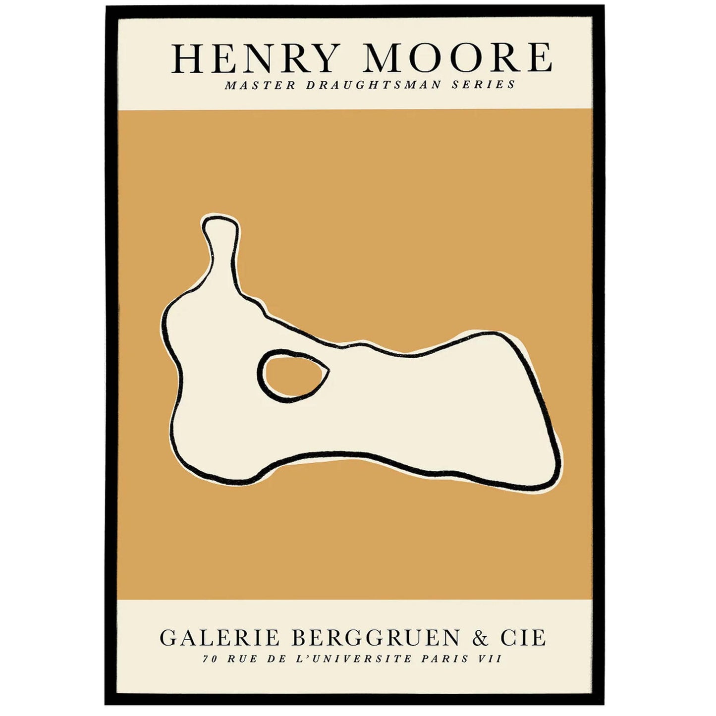 Henry Moore Exhibition Poster - HypeSheriff