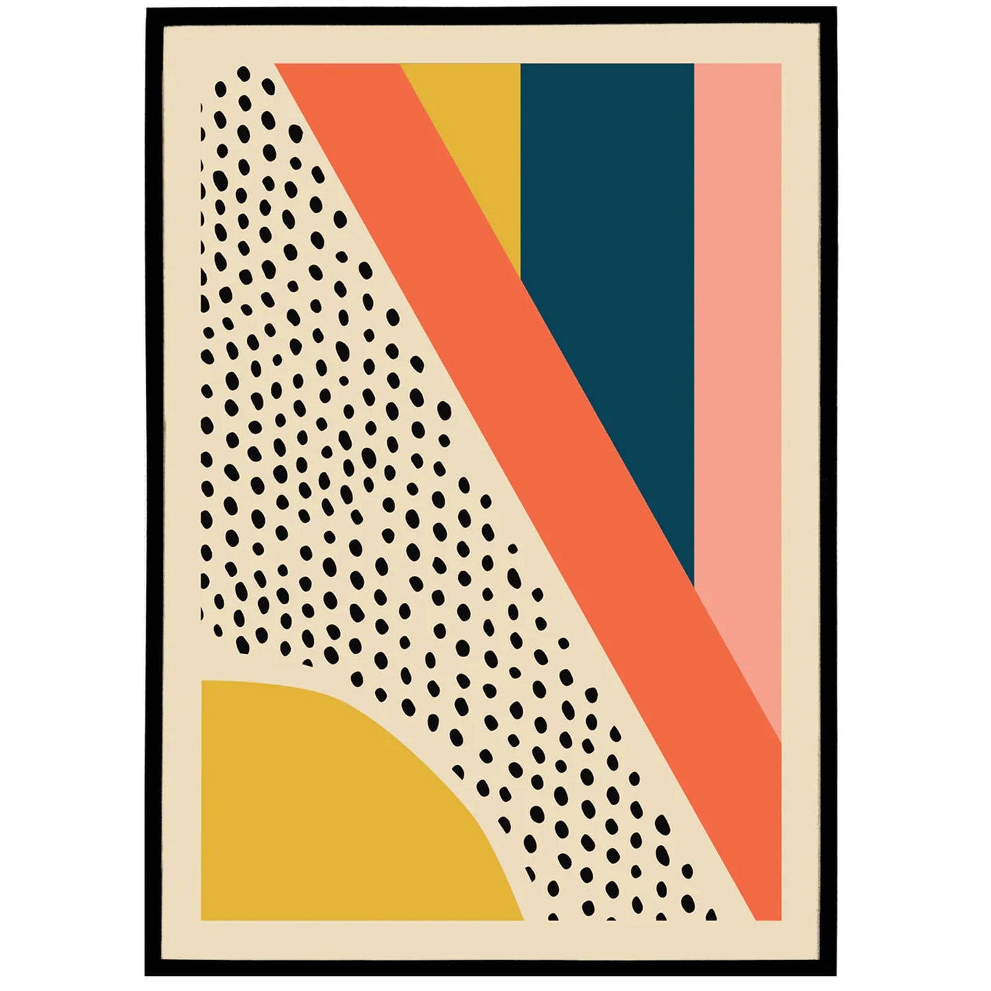Pastel Colors MCM Abstract Poster - HypeSheriff