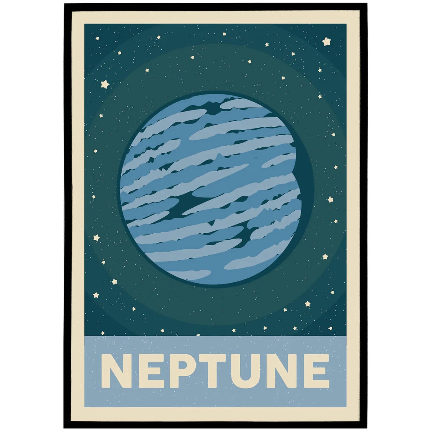 Planet Neptune Poster - HypeSheriff