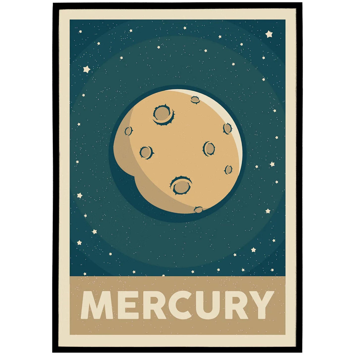 Planet Mercury Poster - HypeSheriff