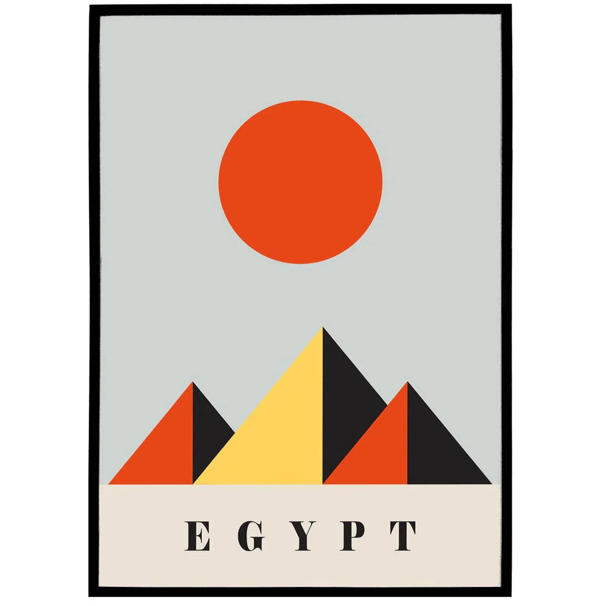 Minimalist Egypt Poster - HypeSheriff