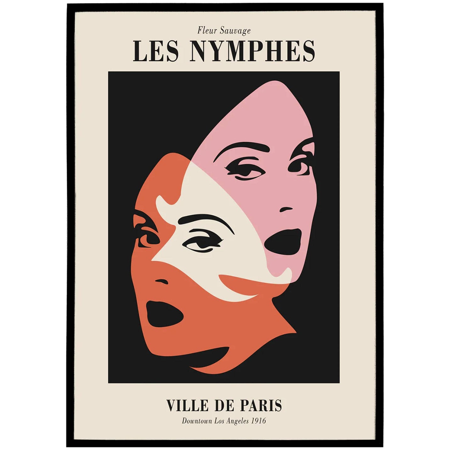 Retro Les Nymphes Poster - HypeSheriff
