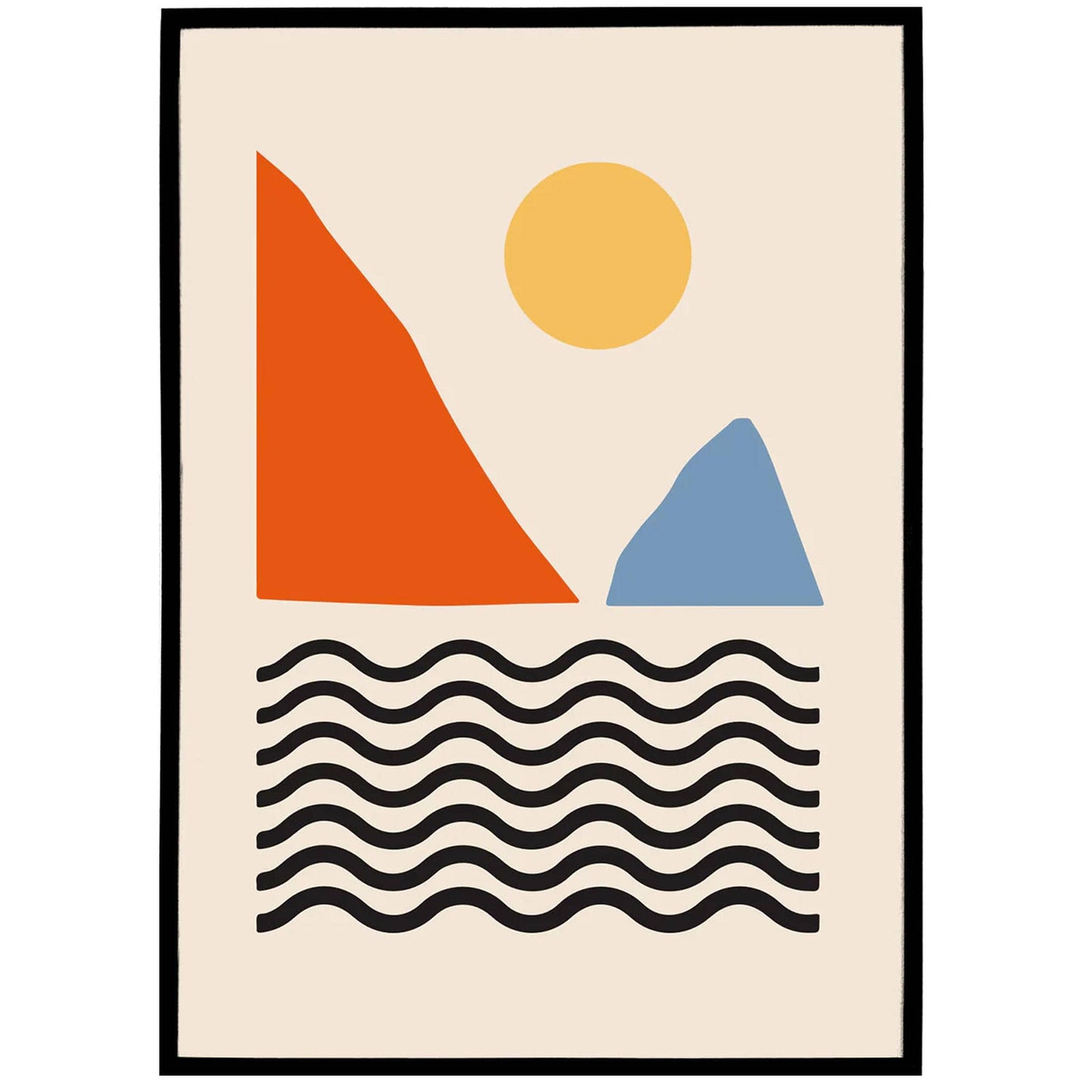 Abstract Shapes Poster - HypeSheriff