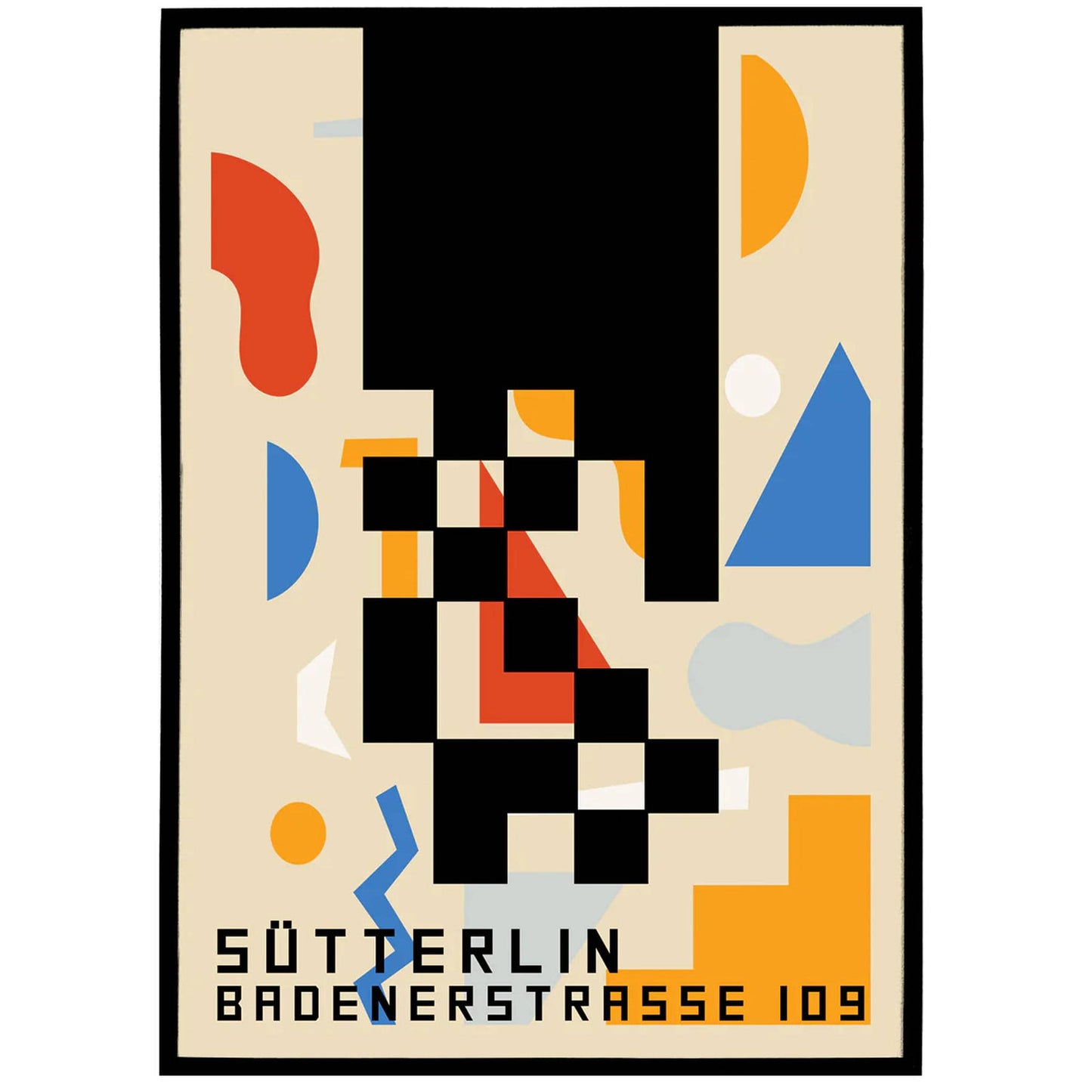 Bauhaus Abstract Poster - HypeSheriff