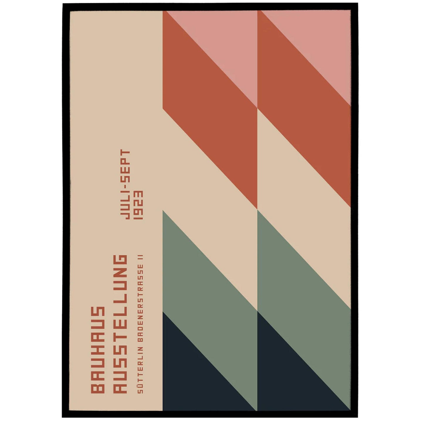 Vintage Bauhaus Exhibition Poster - HypeSheriff