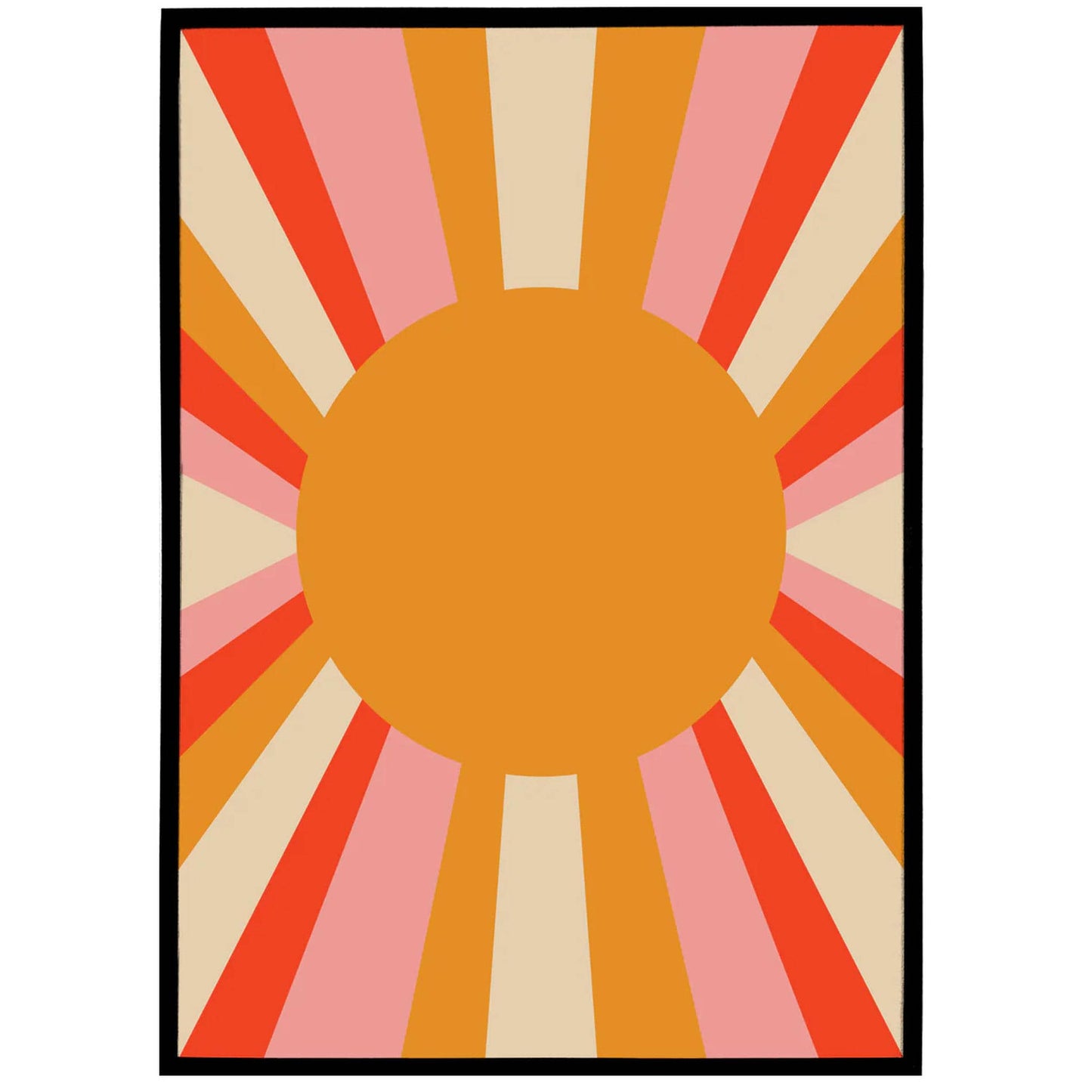 70s Inspired Sun Print - HypeSheriff