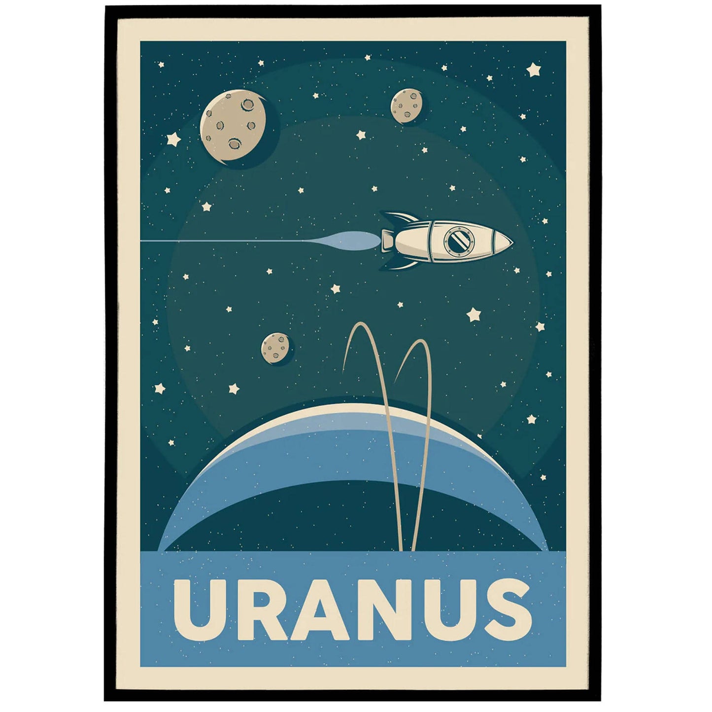 Planet Uranus Poster - HypeSheriff