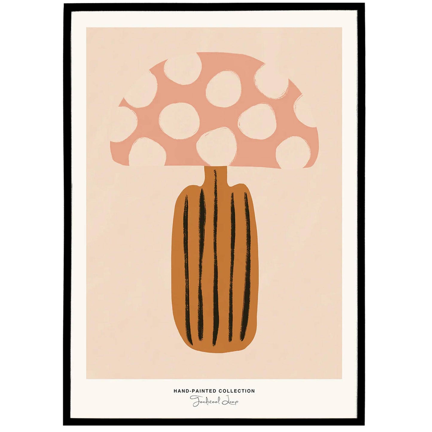Toadstool Lamp | Hand-Painted Collection Poster - HypeSheriff