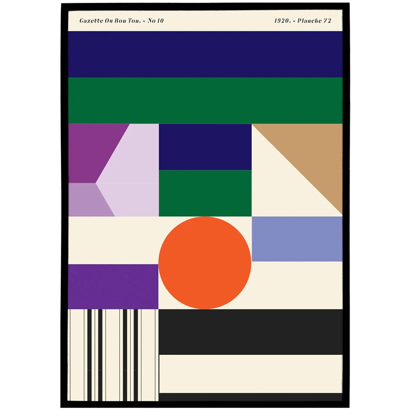 French Geometric Poster - HypeSheriff