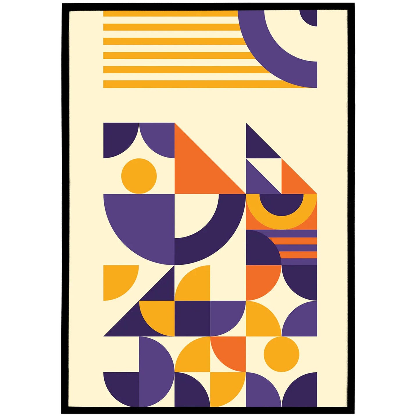 Abstract Geometric Shapes Print - HypeSheriff