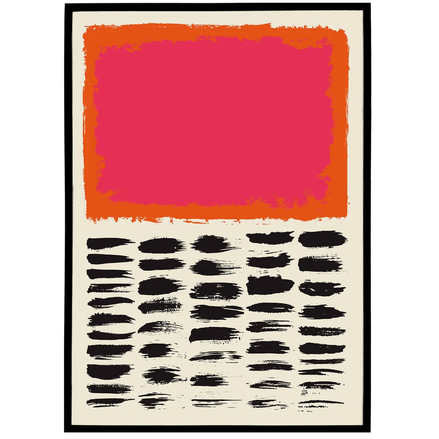 Mid Century Abstract Art Print - HypeSheriff