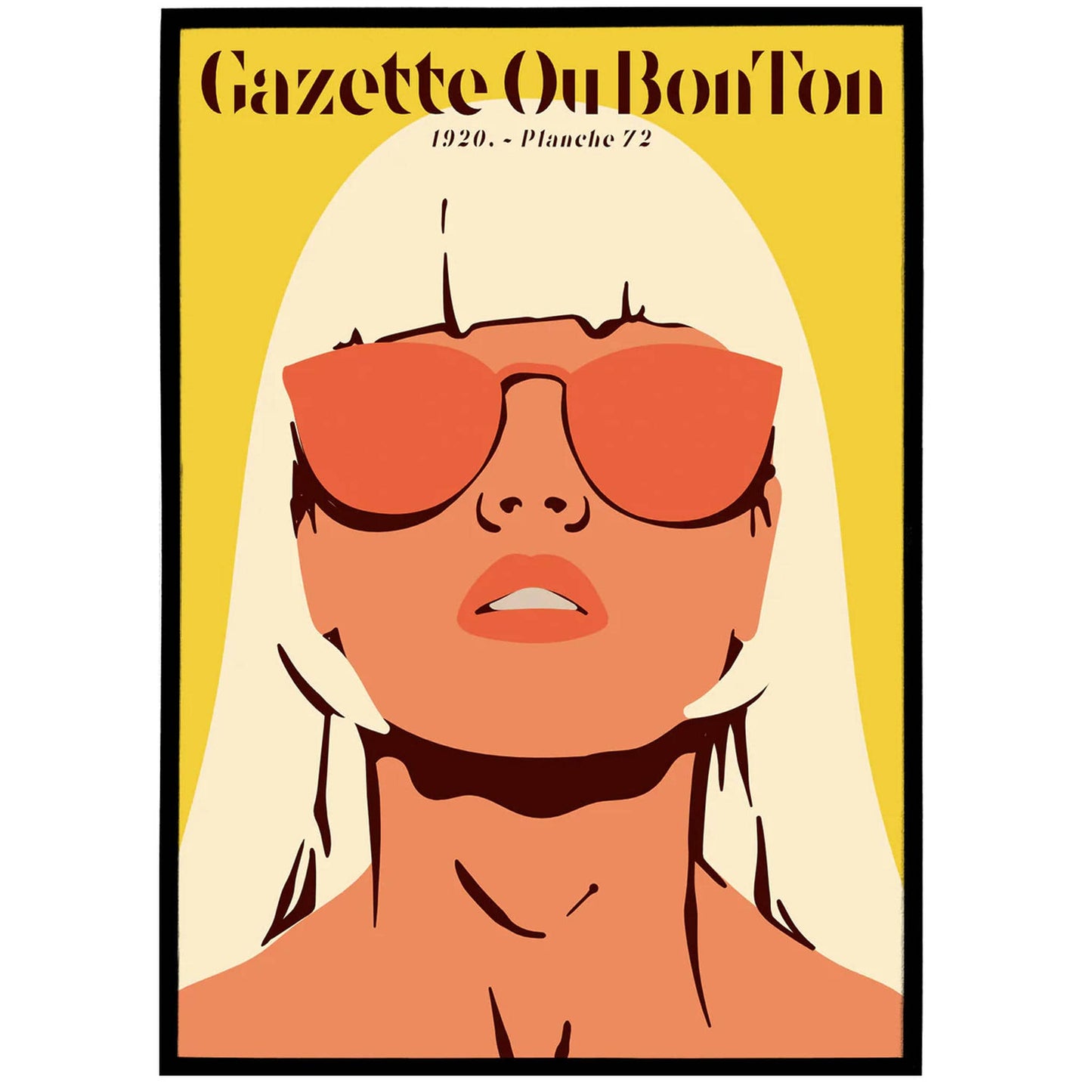 Vintage Fashion Mag Cover Poster - HypeSheriff
