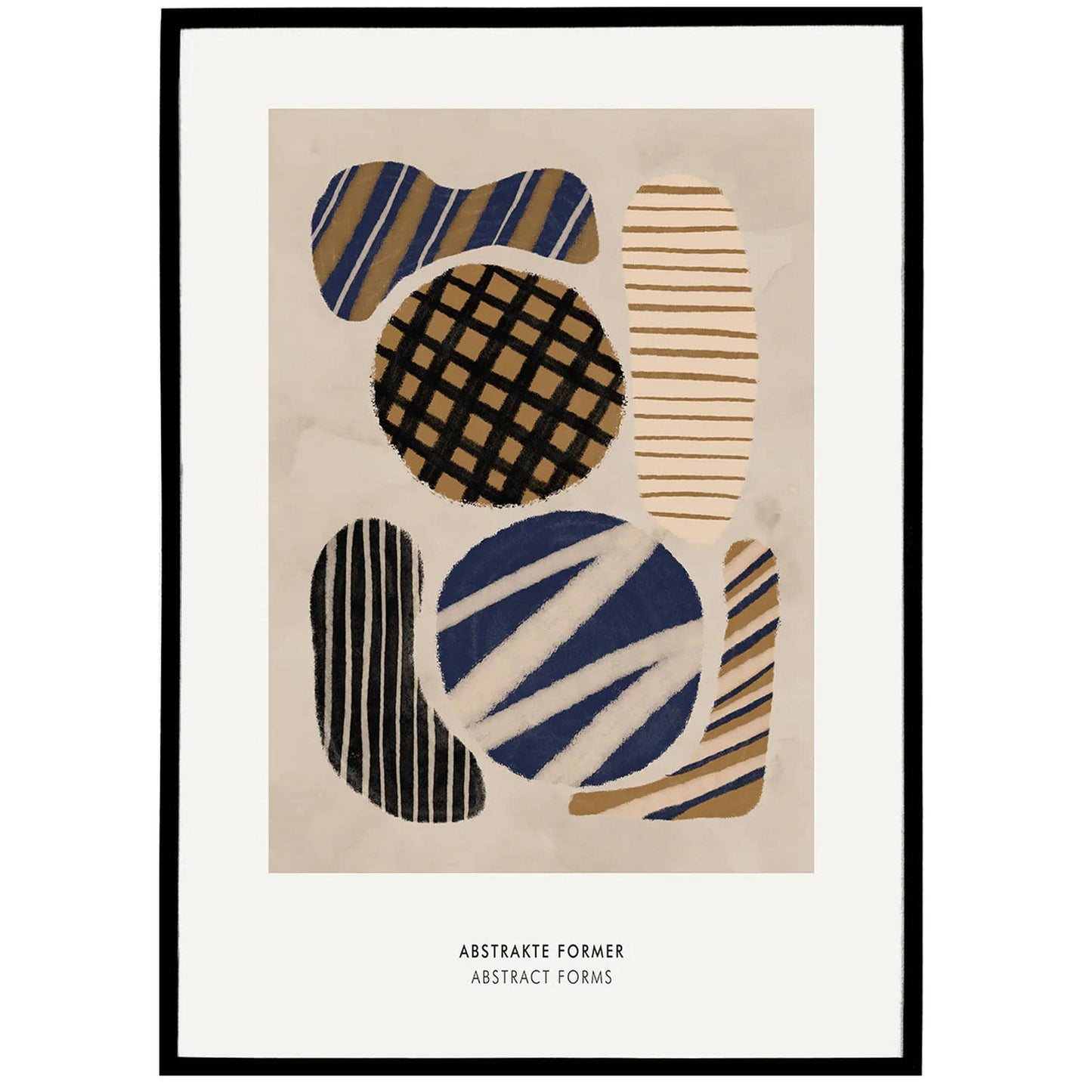 Abstrakte Former Poster - HypeSheriff