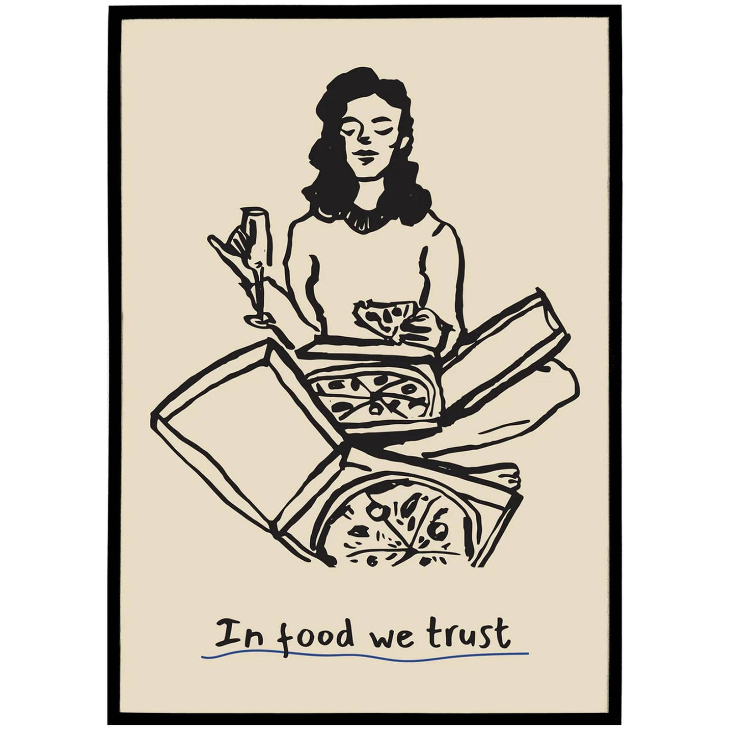 In Food We Trust Poster - HypeSheriff