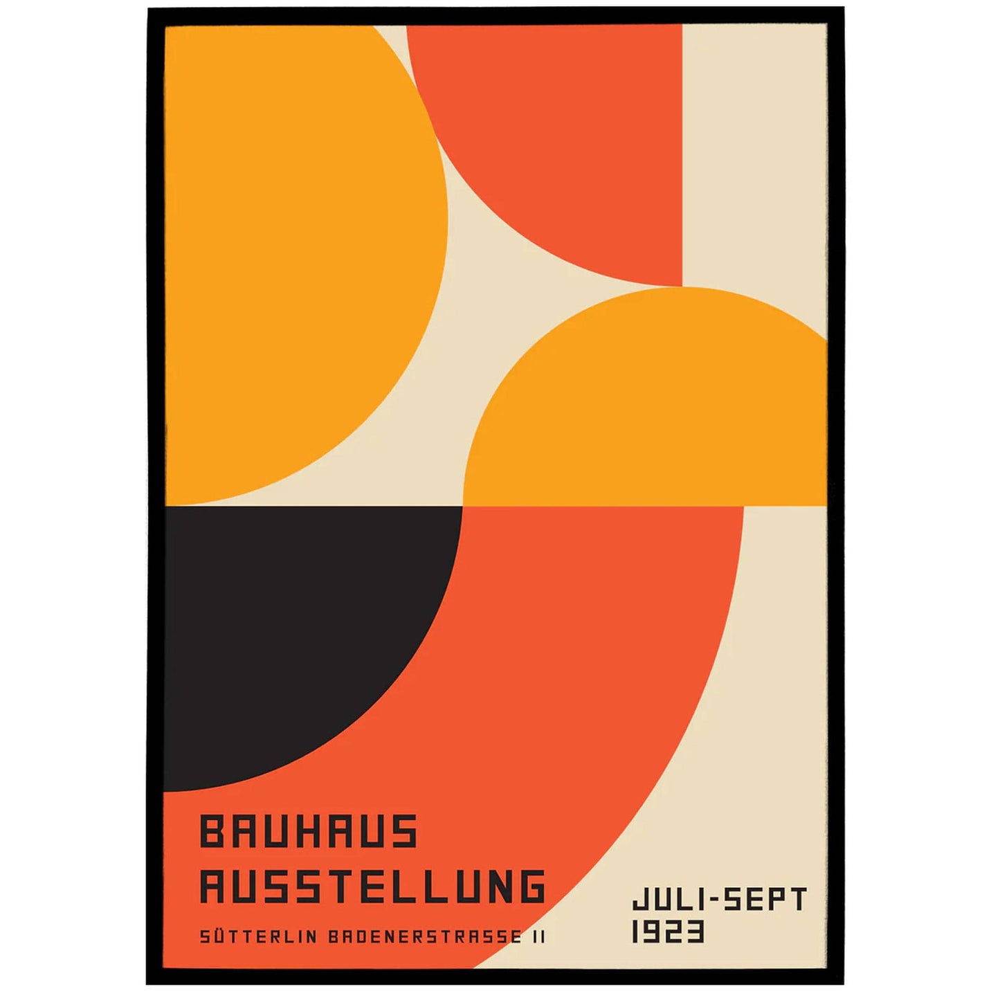 Bauhaus Posters with abstract shapes - HypeSheriff