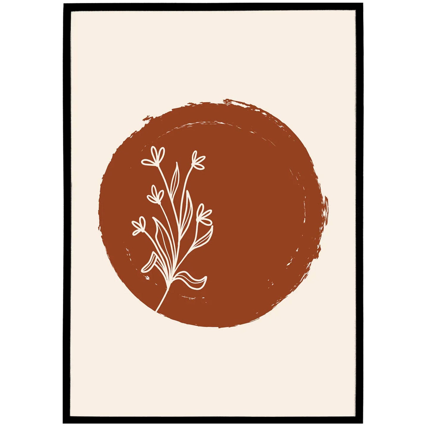 Boho Floral Abstract Print - HypeSheriff