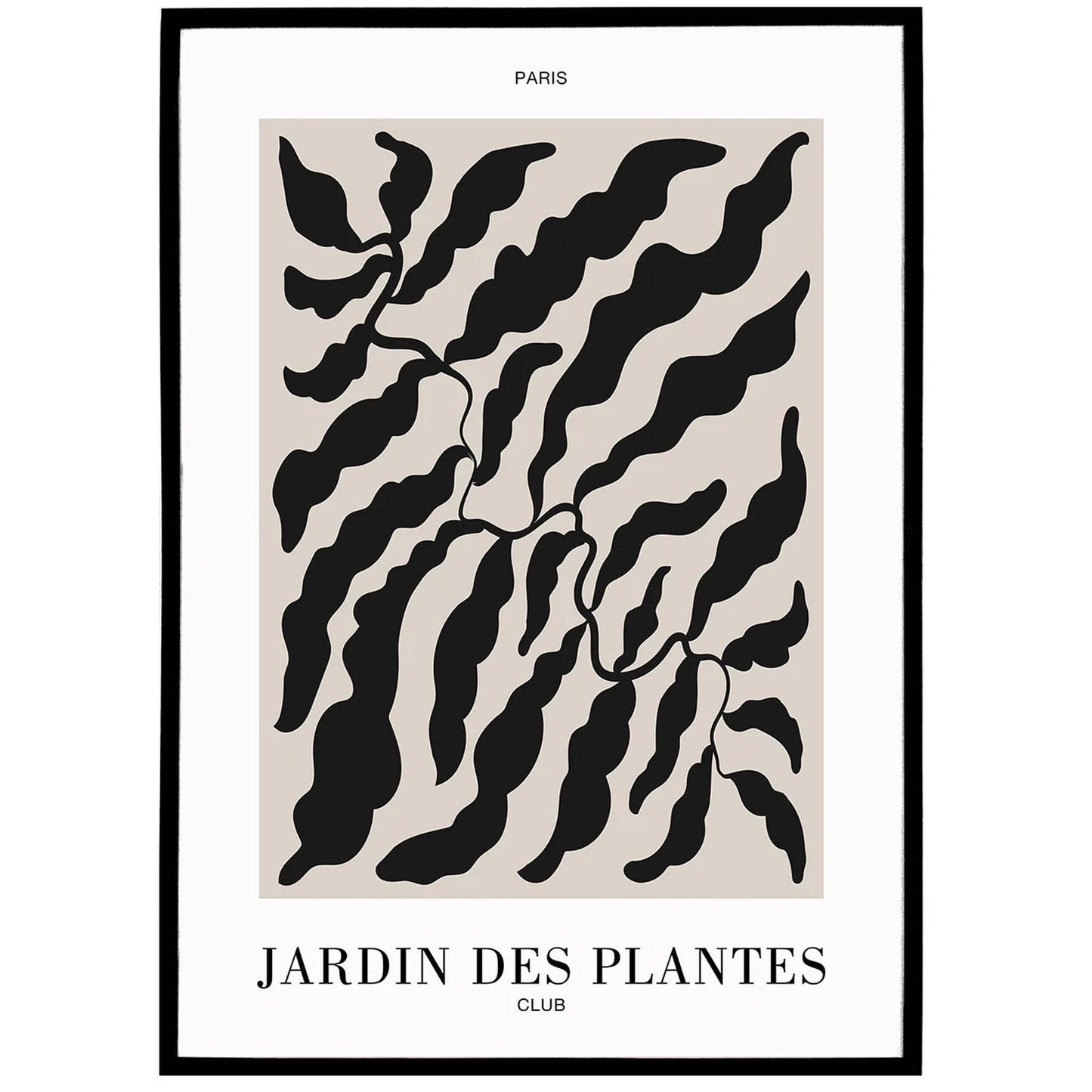 Jardin Des Plantes Paris Club Poster - HypeSheriff
