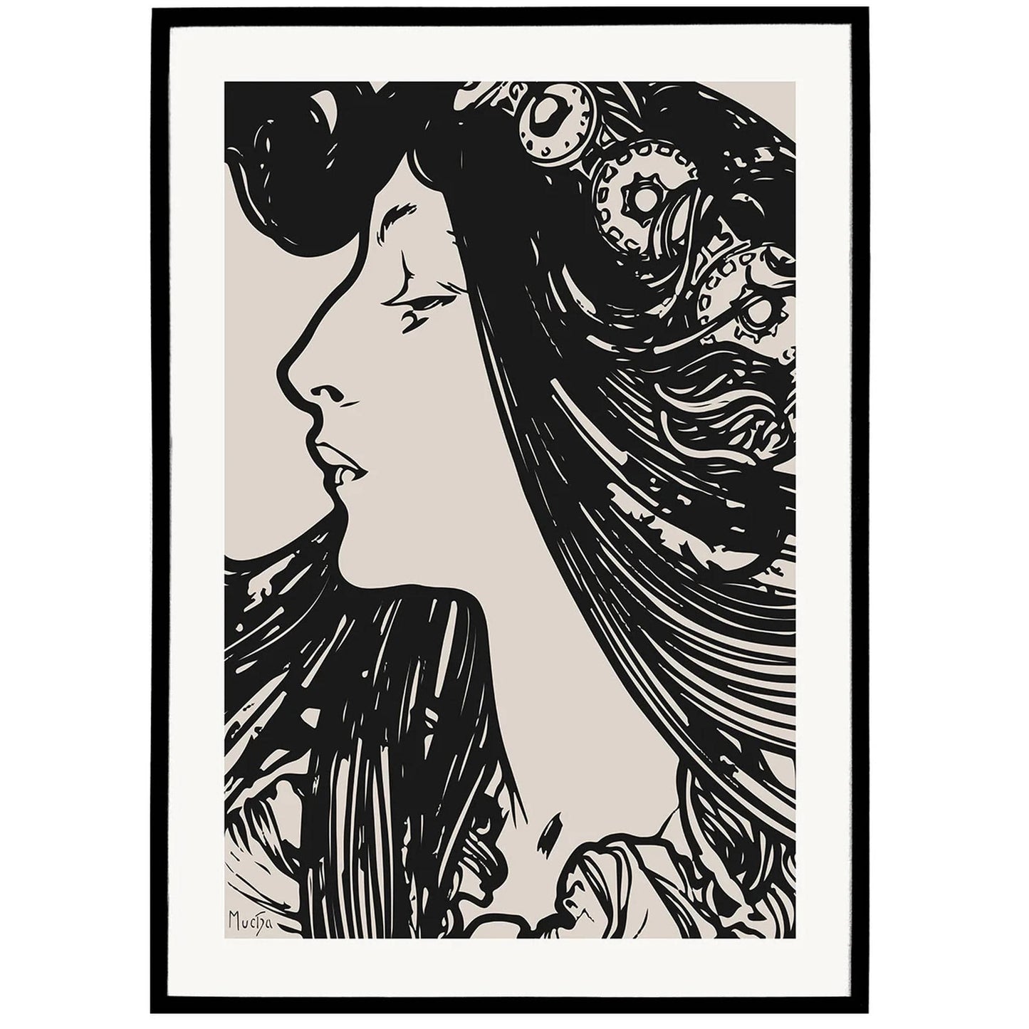 Alphonse Mucha, Woman Poster - HypeSheriff