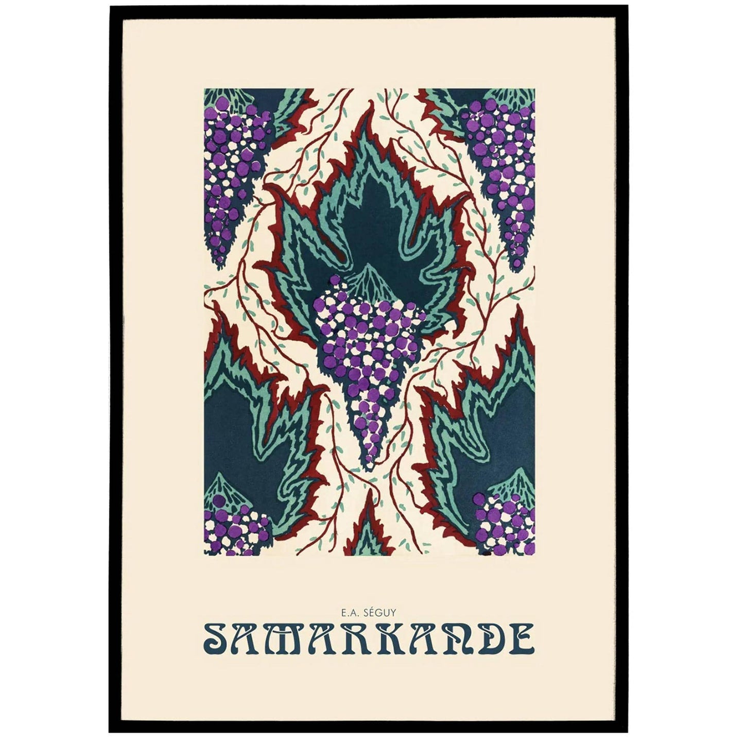 Samarkande Art Nouveau Poster - HypeSheriff